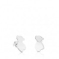 Tous Silver Earrings Twist